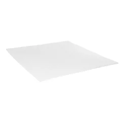 Topper piazza e mezza 120x200cm trapuntato imbottito con elastici bianco Corsica