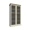 Vetrina alta 87x187h cm 2 ante 5 ripiani pino frassinato rovere Blend
